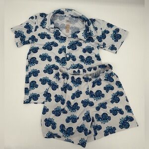 Rugged Bear Monster Truck bamboo Short PJ Set Size 10